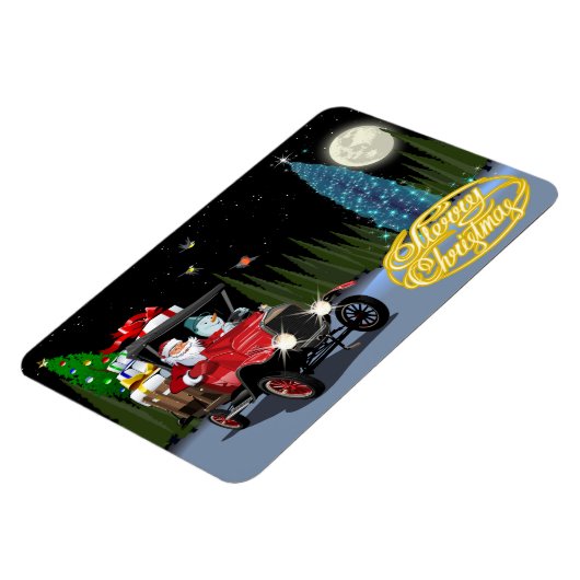 グリーティングクリスマスカード マグネット (左側)