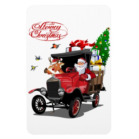 グリーティングクリスマスカード マグネット (縦)