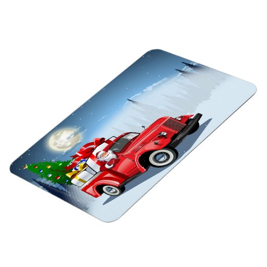 グリーティングクリスマスカード マグネット (左側)