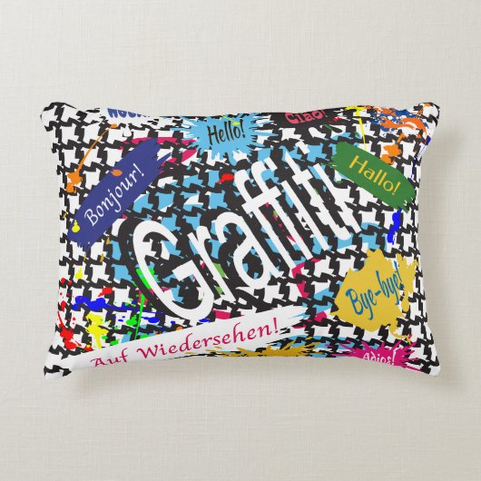グリーティンググラフィティ アクセントクッション (正面)