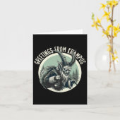 グリーティングスフォームクランプスクリスマスフェスティバル カード (黄色い花)