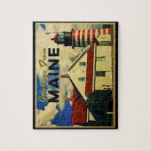 グリーティングスfromメーンライトハウス ジグソーパズル (縦)