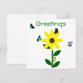 グリーティングノテカード シーズンカード (正面/裏面)