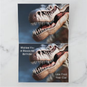 グリーティングフェローT-rexs、ビッグ誕生日カード カード (内部)