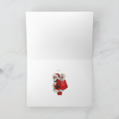 グリーティングマルチーズクリスマスカード シーズンカード (内部)