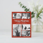 グリーティング写真数々の家族のクリスマスポストカード シーズンポストカード (スタンド正面)