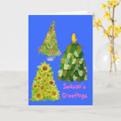 グリーティング心地よいジョイカード カード (黄色い花)