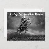 グリーティング素晴らし秋モンタナロデ ポストカード (正面/裏面)