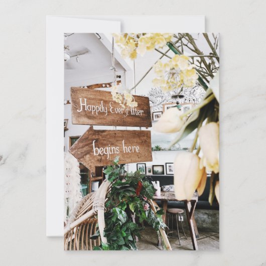 グリーティング結婚・カードの後で幸せ カード (正面)