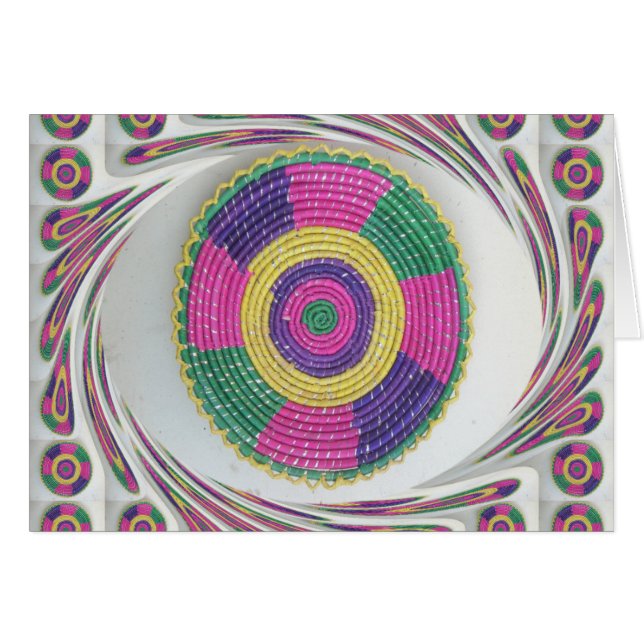 グリーティング カード 水平 美しい 素晴らしい アフリカ (正面横)