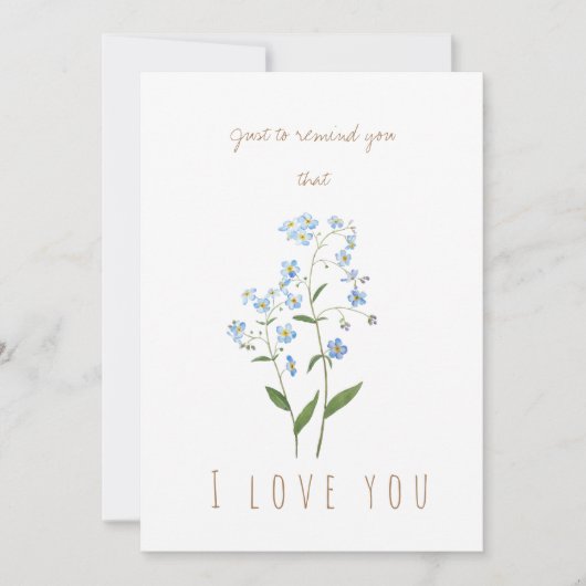 グリーティング・忘れカードの水色の青 招待状 (正面)