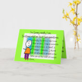 グリーティング・笑わされるカード カード (黄色い花)