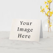 グリーティンパーソナライズされたグカード7x5横型カード カード (黄色い花)