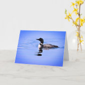 グリーティン疑問に思グ静かカードルーン カード (黄色い花)