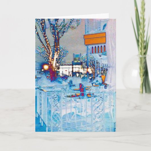 グリーティン空白のグカードジャズカフェオリジナルアートフォト カード (正面)