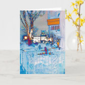 グリーティン空白のグカードジャズカフェオリジナルアートフォト カード (黄色い花)