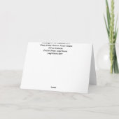 グリーティン空白のグカードハドソン川の風景 カード (裏面)