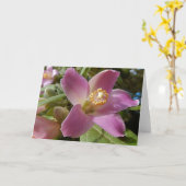 グリーティン空白のグカード – ピラミッドの木の花 カード (黄色い花)