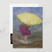 グリーティン空白のグ・カード 招待状 (正面/裏面)