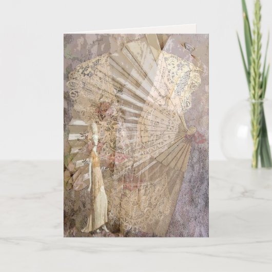 グリーテビクトリアンィングカード カード (正面)