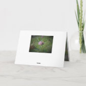 グリーテ感動的ィングカード勇気付けられる カード (裏面)