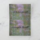 グリーテ感動的ィングカード勇気付けられる カード (内部)