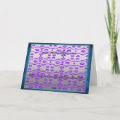 グリーテ感動的ィングカード カード (裏面)