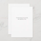 グリーテ感動的ィングカード サンキューカード (正面/裏面)