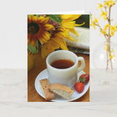 グリーテ空白のィングカード カード (黄色い花)