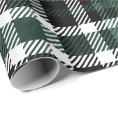 グリードグリーンクリスマスユール（キリスト降誕祭）素朴ホリデイ ラッピングペーパー (ロールコーナー)