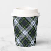 グリードスクリプト素朴クランタータンチェック 紙コップ (裏面)