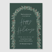 グリーナリーアーチビジネスホリデイ磁気カード (正面)