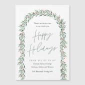 グリーナリーアーチビジネスホリデイ磁気カード (正面)