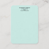 グリーナリーイヤリングディスプレイ名刺 名刺 (裏面)