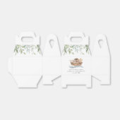 グリーナリーウォーターカラーノアズアーク《キリスト教》洗礼式や命名式 フェイバーボックス (折り畳みなし)