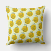 グリーナリーウォーターカラーマルガリータライム装飾用クッション クッション (裏面)