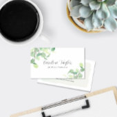 グリーナリーウォーターモダンカラーユーカリプタスブティック 名刺