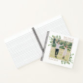 グリーナリーカスタムユーカリ写真バジェット結婚ズ ノートブック (内部)