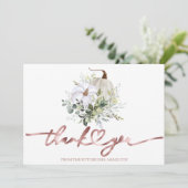 グリーナリーカボチャ秋ブライダルシャワーサンキューユー 招待状 (スタンド正面)