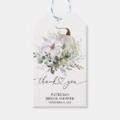 グリーナリーカボプキン秋ブライダルシャワーの恩恵 ギフトタグ (正面)