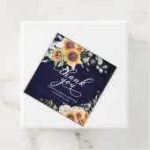 グリーナリーサンフラワーズカボプキン秋ブライダルシャワーFav フェイバータグ (インサイチュ)