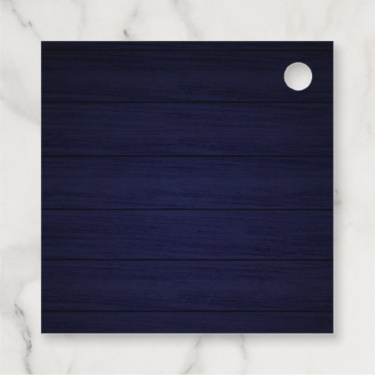 グリーナリーサンフラワーズカボプキン秋ブライダルシャワーFav フェイバータグ (裏面)