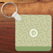 グリーナリーシック離れズモノグラムキーチェーン キーホルダー (正面)