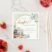 グリーナリーセージストーリーブックベビーシャワー紙ナプキンス スタンダードカクテルナプキン (インサイチュ)