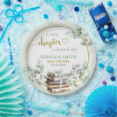 グリーナリーセージストーリーブックベビーシャワー紙プレート ペーパープレート (パーティー)