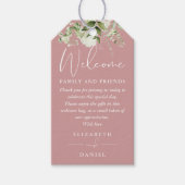 グリーナリーダスティバラビーフウェルカムバスケットバッグ ギフトタグ (正面)