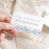 グリーナリーダスティーブルーフローラブライダルシャワーレシピ エンクロージャーカード