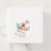 グリーナリーテディベアサンキューメッセージカード フェイバータグ (インサイチュ)