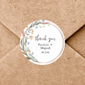 グリーナリーパーソナライズされたユ結婚ーカリプタス ラウンドシール