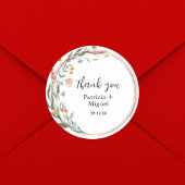 グリーナリーパーソナライズされたユ結婚ーカリプタス ラウンドシール